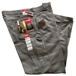 Wrangler RIGGS Carpenter‎ Pants Relaxed Fit Workwear Gray 42x32 NWT